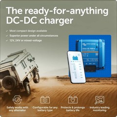 Victron Energy Orion XS 1400 | 50A 12/24V DC-DC Charger | Smart Bluetooth