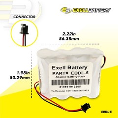 Exell Battery Door Lock 6V Battery Fits Saflok and Intellis S7400-12 USA SHIP