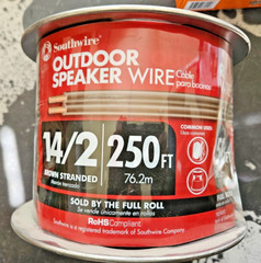 Southwire 250-ft 14 / 2 Stranded Standard Speaker Wire ( By-the-roll )