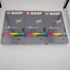 10 Pack – BASF T-120 Extra Quality VHS VCR Video Cassette SEALED