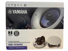 Yamaha NS-IC600 In-ceiling 2-Way Speakers – White ( One Pair)