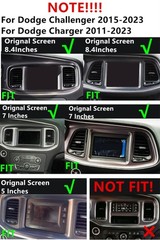 8.4″ Android 15 For 2017-2021 Dodge Charger Car Stereo Radio Carplay WIFI GPS