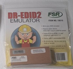 18616 FSR-DR-EDID2 EDID Manager/Learner Emulator Digital/Video Signal Converter