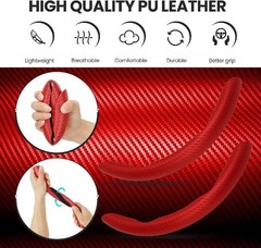 Universal Car Carbon Fiber Steering Wheel Cover Anti-Skid, Butterfl Color: re