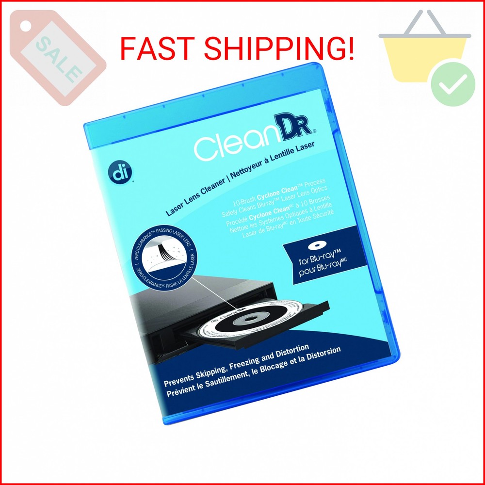 Allsop Digital Innovations CleanDr for Blu-Ray Laser Lens Cleaner for Blu-Ray/DV