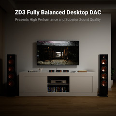 Fosi Audio Power System 2*ZA3+ZD3 Stereo Amplifier Home Audio Component Mono Amp