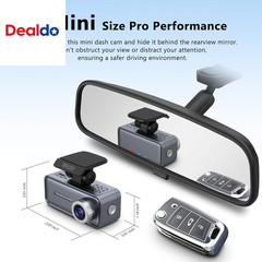 4K Mini Dash Cam Front，Front Dash Camera for Cars，Wifi Car Camera with Voice Con