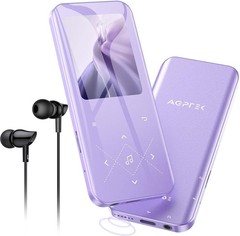 AGPTEK A09X 32GB Bluetooth 5.3 MP3 Music Player 2.4″Screen Built-in Speaker