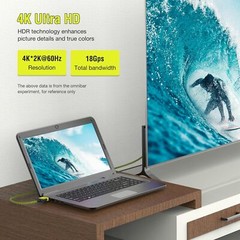 4K HDMI 2.0 Cable UHD Ultra HD High Speed 2160P HDR 60Hz 18Gbps Dolby HDCP HDTV