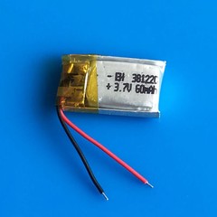 5pcs 60mAh 3.7V Li Po Polymer Rechargeable Battery 381220 For Earphone Video Pen