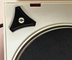 Vintage 70s Portable Plastic SOLID STATE Radio Phonograph Record Player Japan