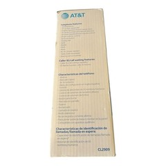 AT&T Corded Speakerphone White Caller ID Call Waiting Hearing Aid Compatible