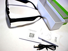 WIRELESS SMART GLASSES 6.0 TWO IN ONE XG89 BLACK