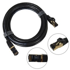 6FT Cat 8 RJ45 Ethernet Cable Super Speed 40Gbps Patch LAN Network Plated Lot