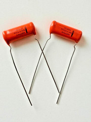 2X – .03uF @ 600V – (MALLORY PVC613) ORANGE DROP – GUITAR/AMP/BASS TONE #240