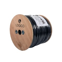 500ft Speaker Wire Audio Cable 16/2 AWG In-Wall Outdoor Direct Burial UV Black