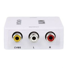 1080P HDMI To AV RCA Audio Video Converter CVBS Adapter for PS3 PS4 DVD PC To TV