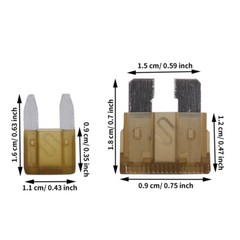 220PCS Blade Fuse Assortment Auto Car Truck Motorcycle FUSES Kit ATC ATO ATM Set
