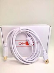 White 8′ High Speed USB 2.0 Cable for Samson G-Track Pro USB Microphone