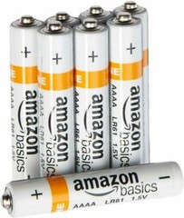 AmazonBasics AAAA 1.5 Volt Everyday Alkaline Batteries – Pack of 16 (Note: AAAA)