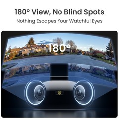 Reolink Elite WiFi 8MP 4K Dual-Lens Plug-in Security Camera Color Night Vision