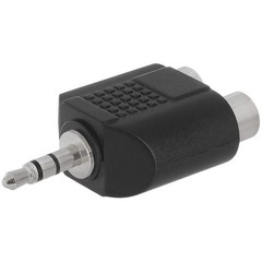 3.5mm to 2 RCA Adapter Stereo 3.5mm Adapter Mono AUX to RCA Converter Splitter