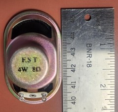 Kenwood Speaker 2.25 x 1.375 inches 8 OHM 4 Watt