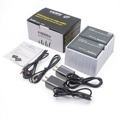 HDMI Extender up to 200ft over Cat5 Cat6 Ethernet Network LAN Cable 60m 1080P