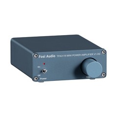 Fosi Audio V1.0G Mini Stereo Amplifier 2 Channel Class D TPA3116 50W x2 Amp
