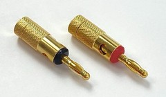 60 Pairs Gold Plated Banana Plugs Audio Jack Speaker Wire Cable Screw Connector