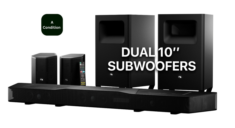 Nakamichi Shockwafe Wireless 11.2.6 Ch w Dolby Atmos/DTS:X Soundbar – A