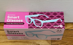 BRAND NEW-WeariQ Bluetooth Smart Glasses, SS-DustyBC1-Dusty Blue Glossy Frame