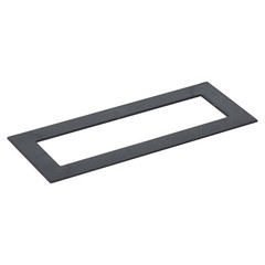 Metra Universal ISO DIN Trim Ring 1/2″ Border Textured Finish Black 89-40-0500