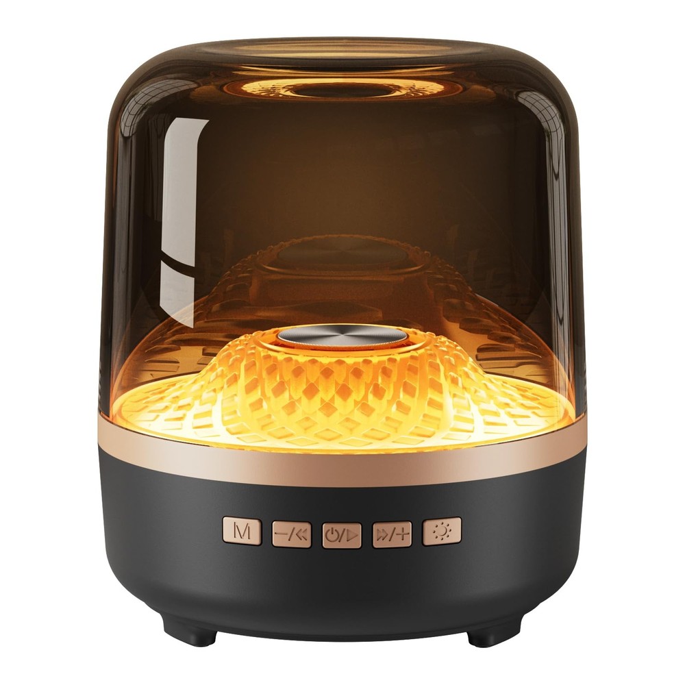 Bluetooth Speaker with HD Sound and Lights, Portable Wireless, Long-lasting b…