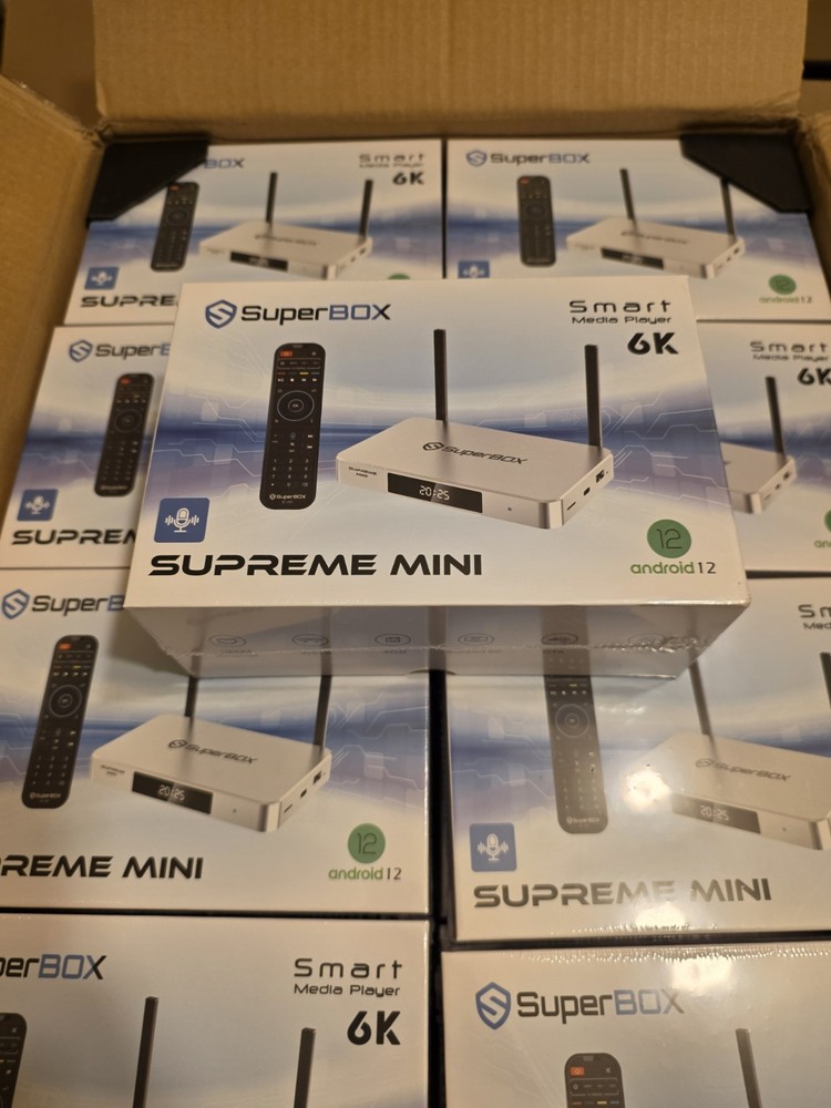 SuperBox – Supreme Mini – Android Tv – Authorized Distributor- Same Day Shipping