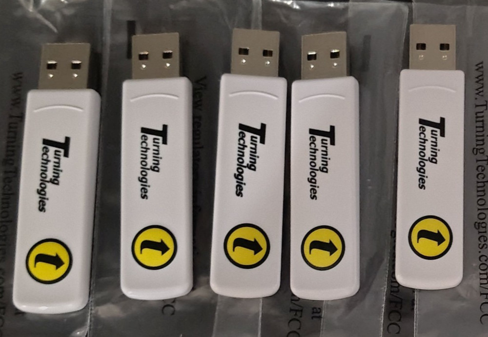 5 TURNING TECHNOLOGIES RRRF-04 USB RF RECEIVER RF NXT CLICKER SYSTEMS New in Box