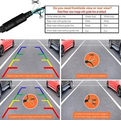 4.3‘’ Rear View Mirror Monitor No1 Bracket + Reversing Backup Camera Waterproof
