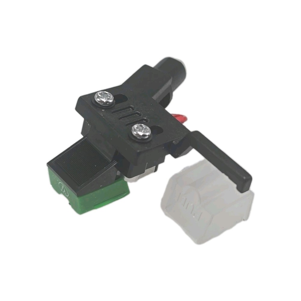 Carbon fiber straight arm Headshell paired with a Genuine AT95E CARTRIDGE