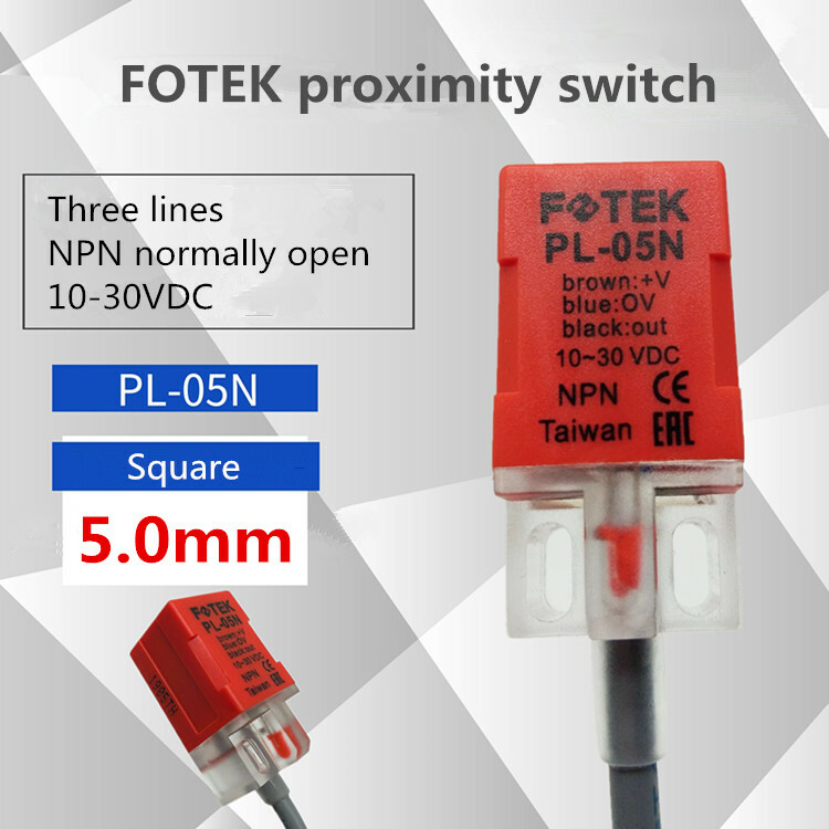 FOTEK Proximity Switch PL-05N NPN Normally Open 10-30VDC Sensor 5MM