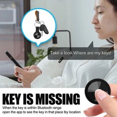 New Smart Circular Bluetooth Tracker iOS Android Ideal For Seniors Children Pets