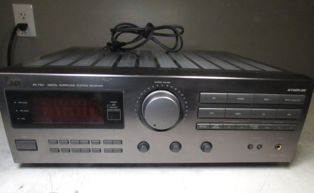 JVC RX-715VTN Stereo Receiver AM/FM Audio Video Receiver