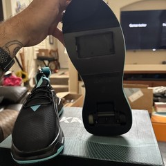 KAT VR Shoes Black Blue Mens Size 10 NEW WITH BOX VIRTUAL REALITY FOR TREADMILL