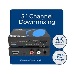 OREI HDMI Audio Extractor ARC 4K 60Hz