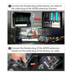 A0590 BMW E46 323/325/328/330 M3 Extended Wiring Harness 17Pin 40Pin for Q50UPRO
