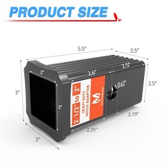Mictuning Upgraded 2-1/2 Inches Class V To 2 Inches Class Iiiiv Trailer Hitch