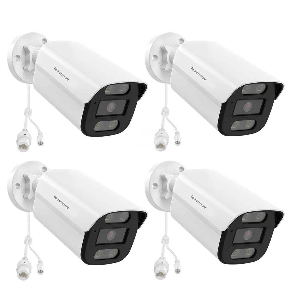 Lot 4K 8MP PoE IP Camera Weatherproof CCTV Security Camera Night Vision Audio