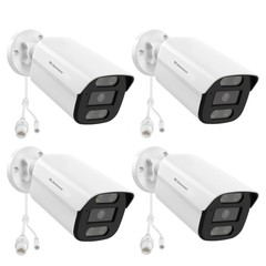 Lot 4K 8MP PoE IP Camera Weatherproof CCTV Security Camera Night Vision Audio