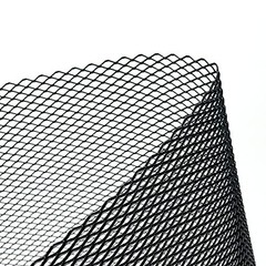 Car Grill Mesh,40 x 13 inch Universal Black Mesh,Aluminum Alloy Automotive