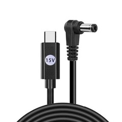 USB C to DC5521 Charging Cable for Easy Portability and Storage 5V 9V 12V15V 20V