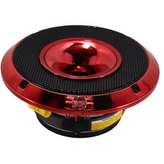 Audiopipe Pair of 6.5″ 150W RMS 4 Ohm Red EyeCandy Compression Loud Speakers
